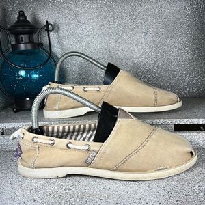 Bobs by Skechers Slip On Boat Shoes Flats Loafers Size 8